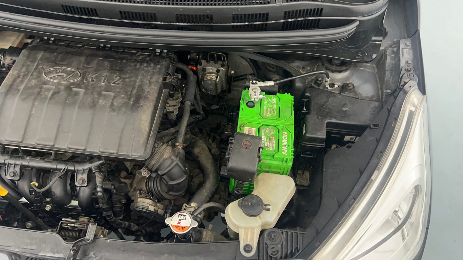 Used 2016 Hyundai Grand i10 Asta 1.2 Kappa VTVT (O) Petrol Manual engine ENGINE LEFT SIDE VIEW
