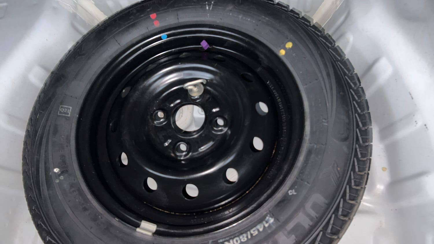 Used 2024 Maruti Suzuki Alto K10 VXi Plus AGS Petrol Automatic tyres SPARE TYRE VIEW