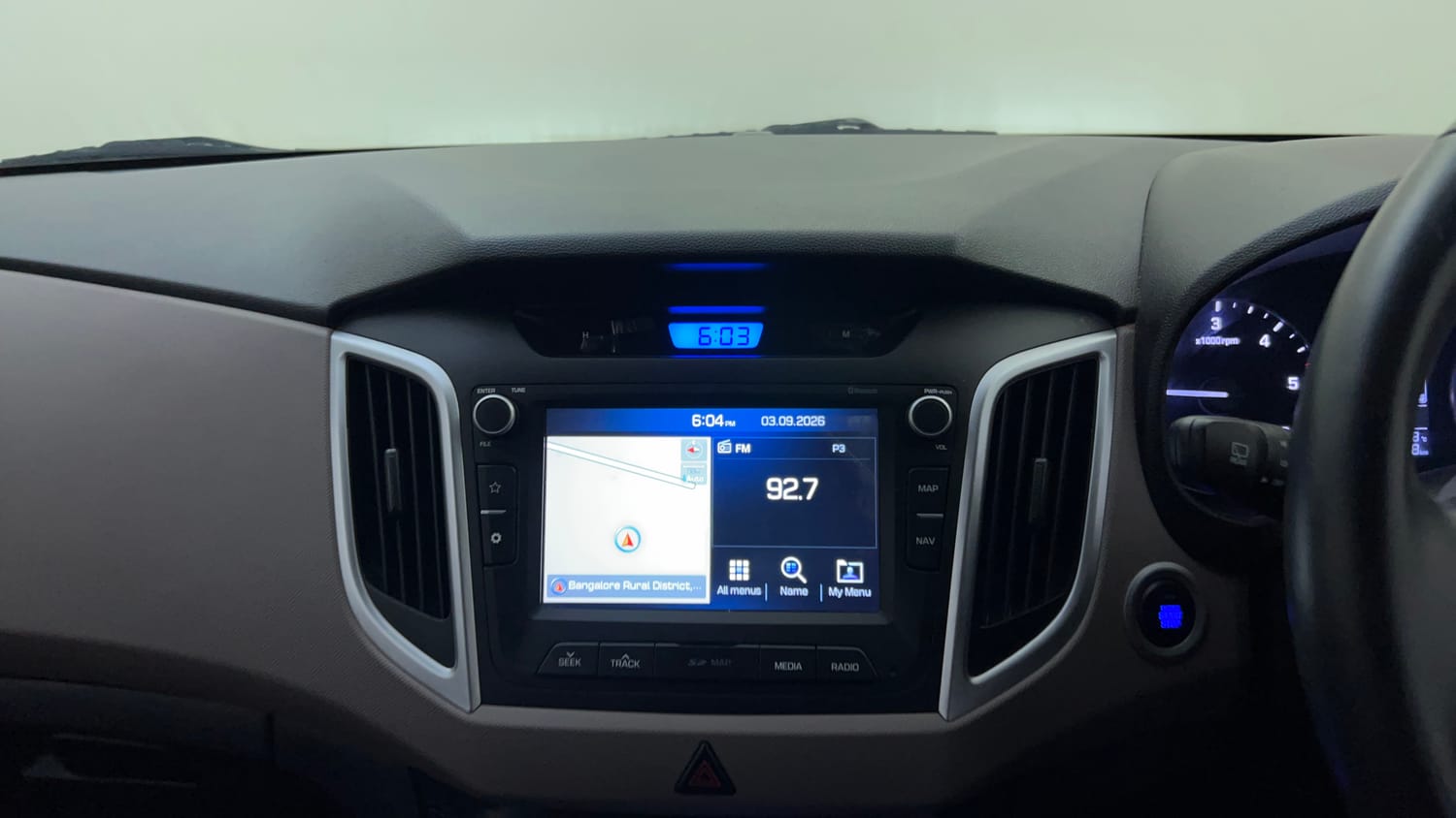 Used 2019 Hyundai Creta SX 1.6 AT CRDi Diesel Automatic top_features Integrated (in-dash) music system