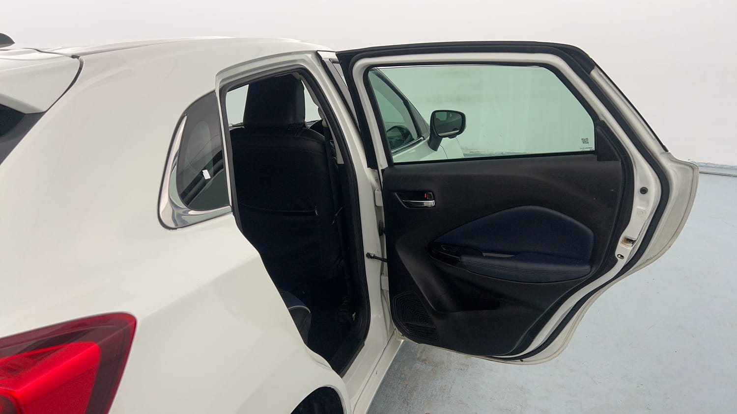 Used 2024 Maruti Suzuki Baleno Alpha MT Petrol Manual interior RIGHT REAR DOOR OPEN VIEW