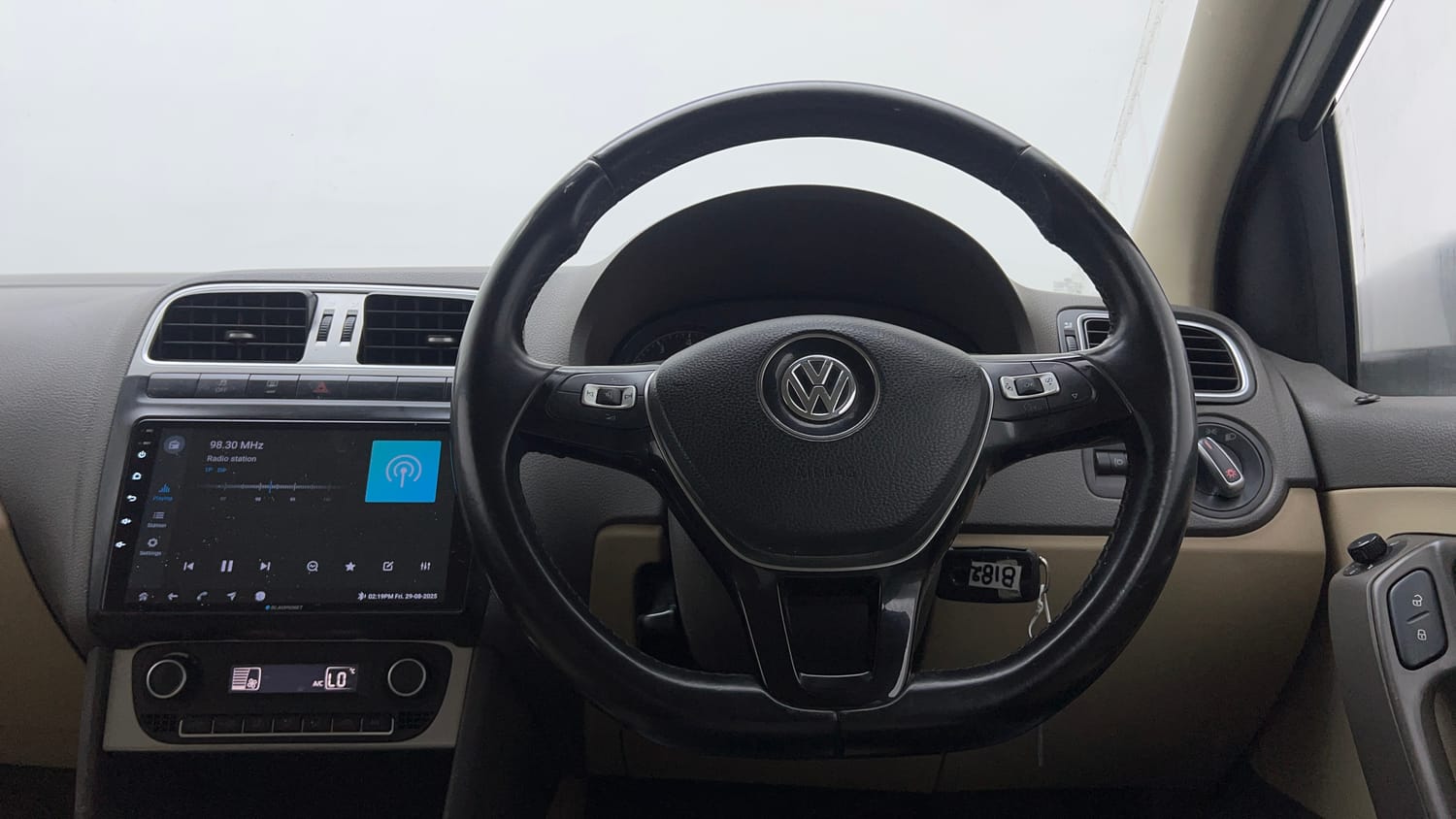 Used 2016 Volkswagen Vento Highline 1.2 (P) AT Petrol Automatic interior STEERING VIEW