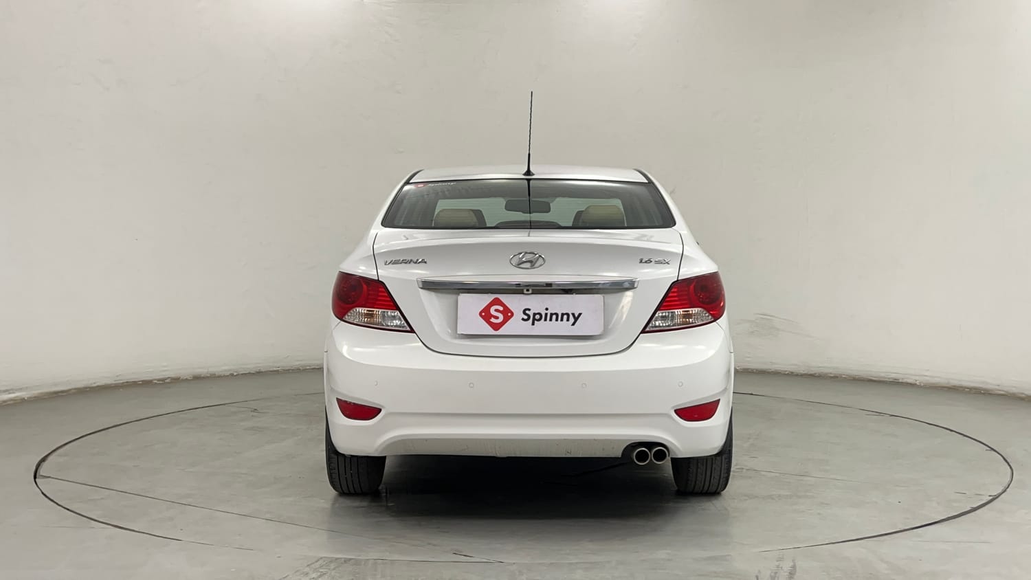 Used 2013 Hyundai Verna Fluidic 1.6 VTVT SX Petrol Manual exterior BACK VIEW