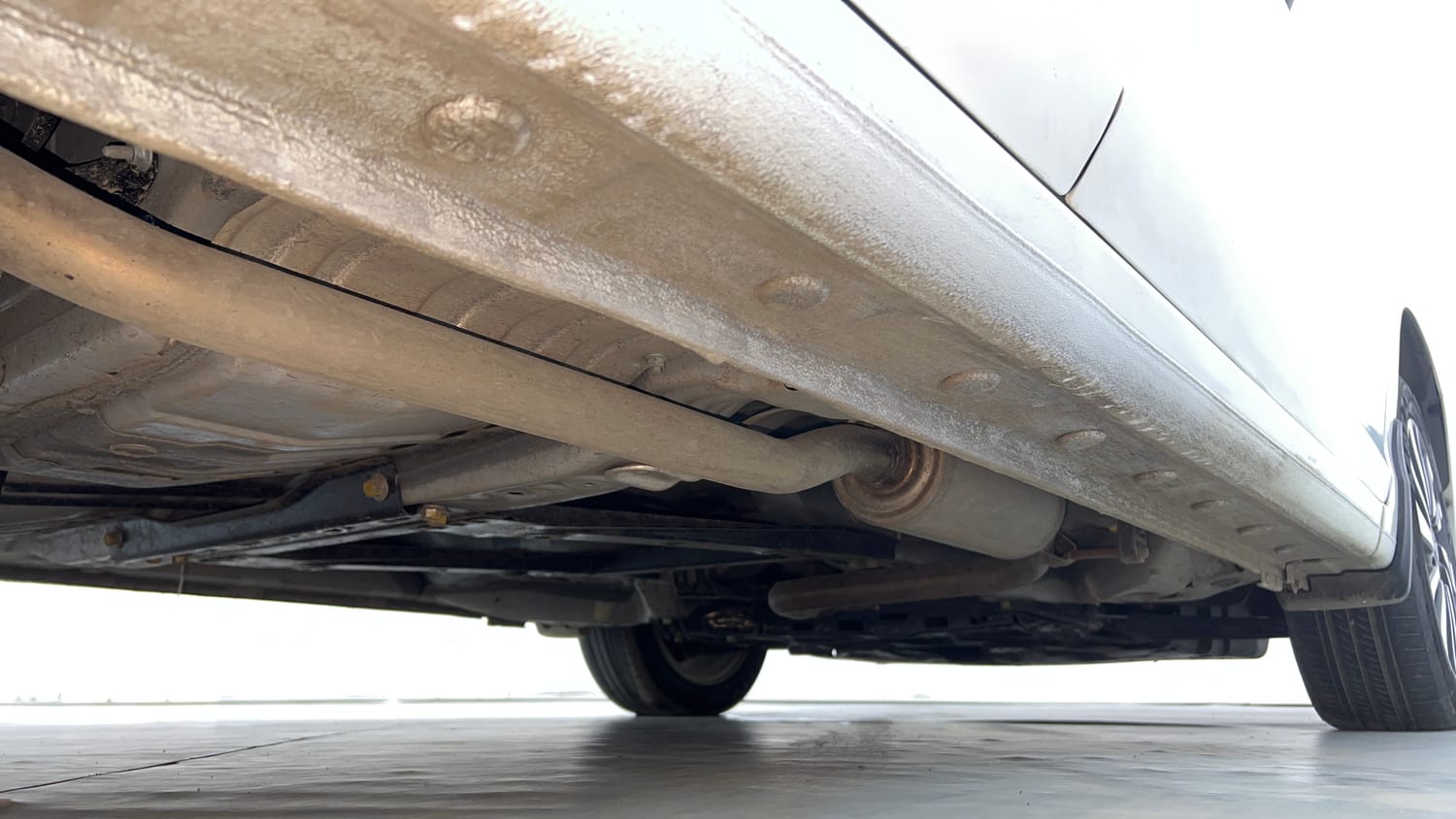Used 2024 Honda City V Petrol CVT Petrol Automatic extra REAR RIGHT UNDERBODY VIEW