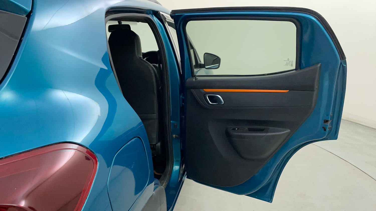 Used 2020 Renault Kwid CLIMBER 1.0 Opt Petrol Manual interior RIGHT REAR DOOR OPEN VIEW