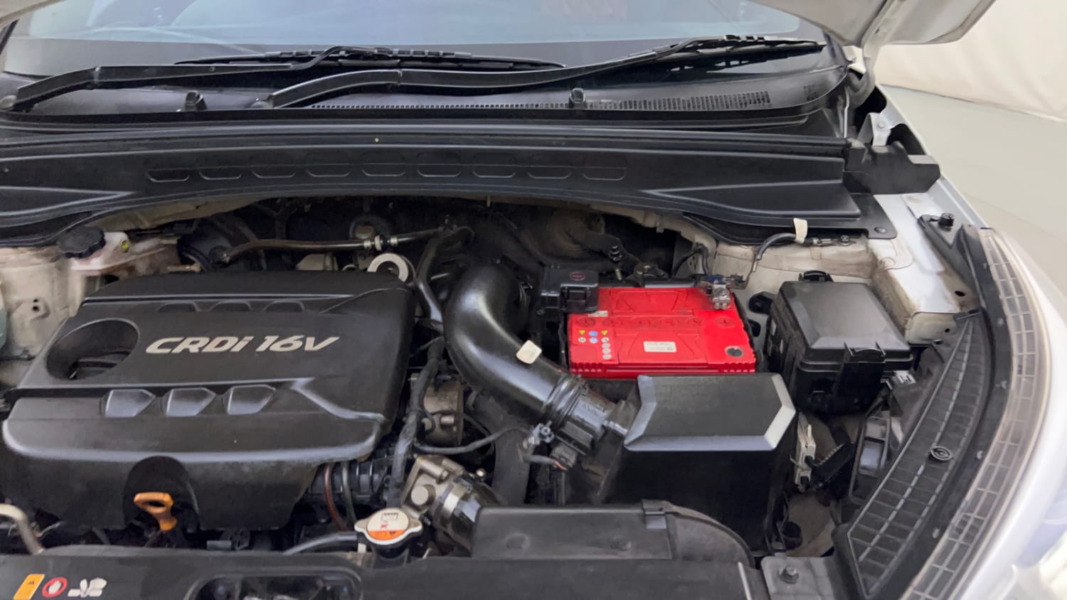 Used 2019 Hyundai Creta SX 1.6 AT CRDi Diesel Automatic engine ENGINE LEFT SIDE HINGE & APRON VIEW