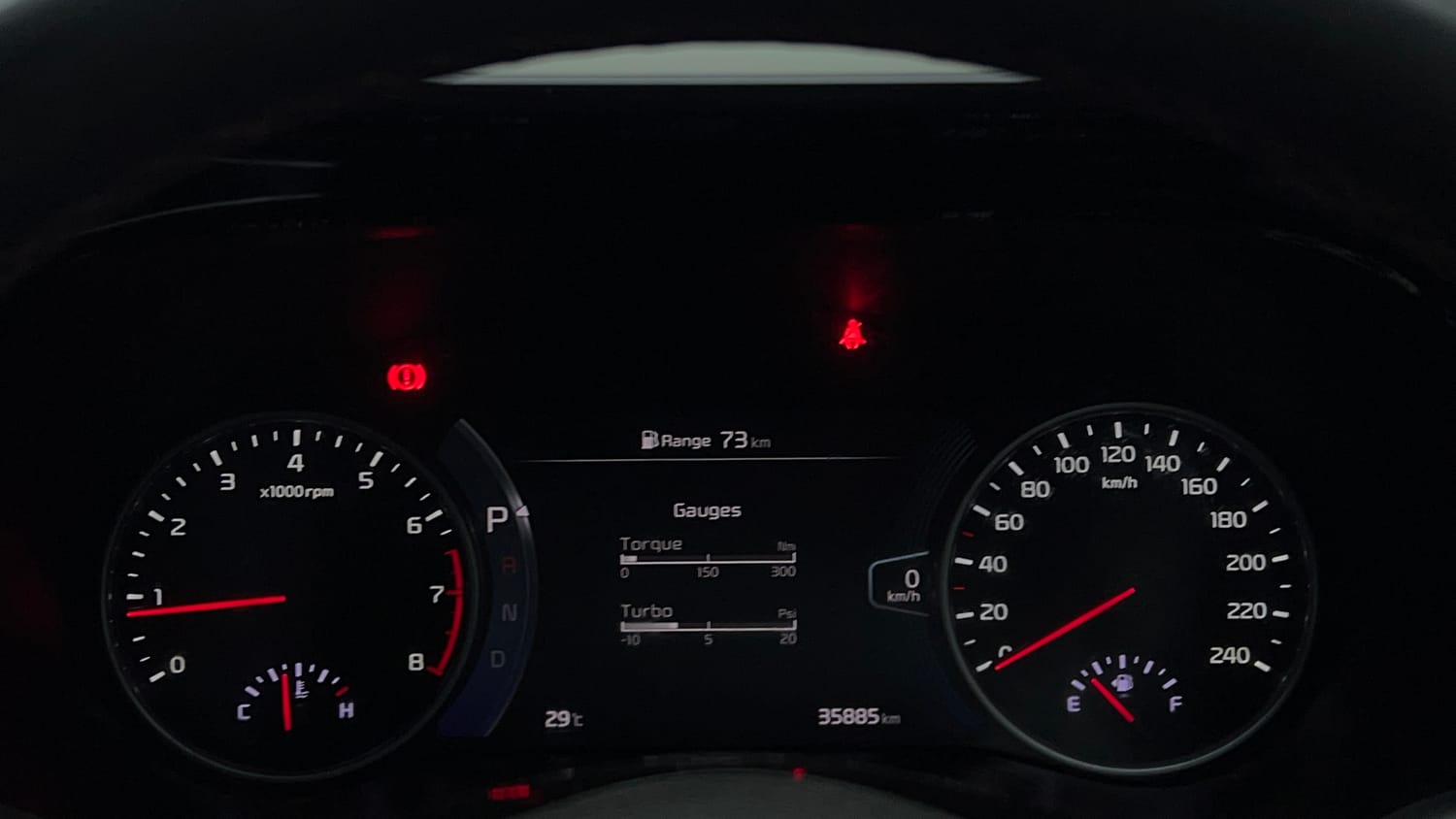 Used 2019 kia Seltos GTX Plus DCT 1.4 Petrol Automatic interior CLUSTERMETER VIEW
