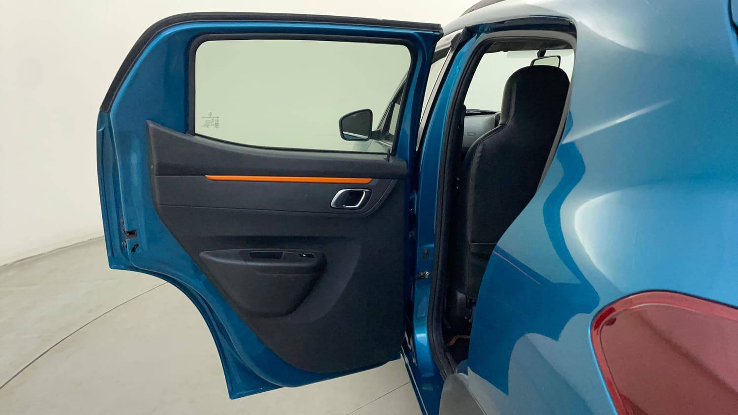 Used 2020 Renault Kwid CLIMBER 1.0 Opt Petrol Manual interior LEFT REAR DOOR OPEN VIEW