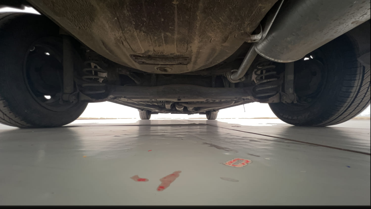 Used 2017 Honda Amaze 1.2 S i-VTEC Petrol Manual extra REAR UNDERBODY VIEW (TAKEN FROM REAR)
