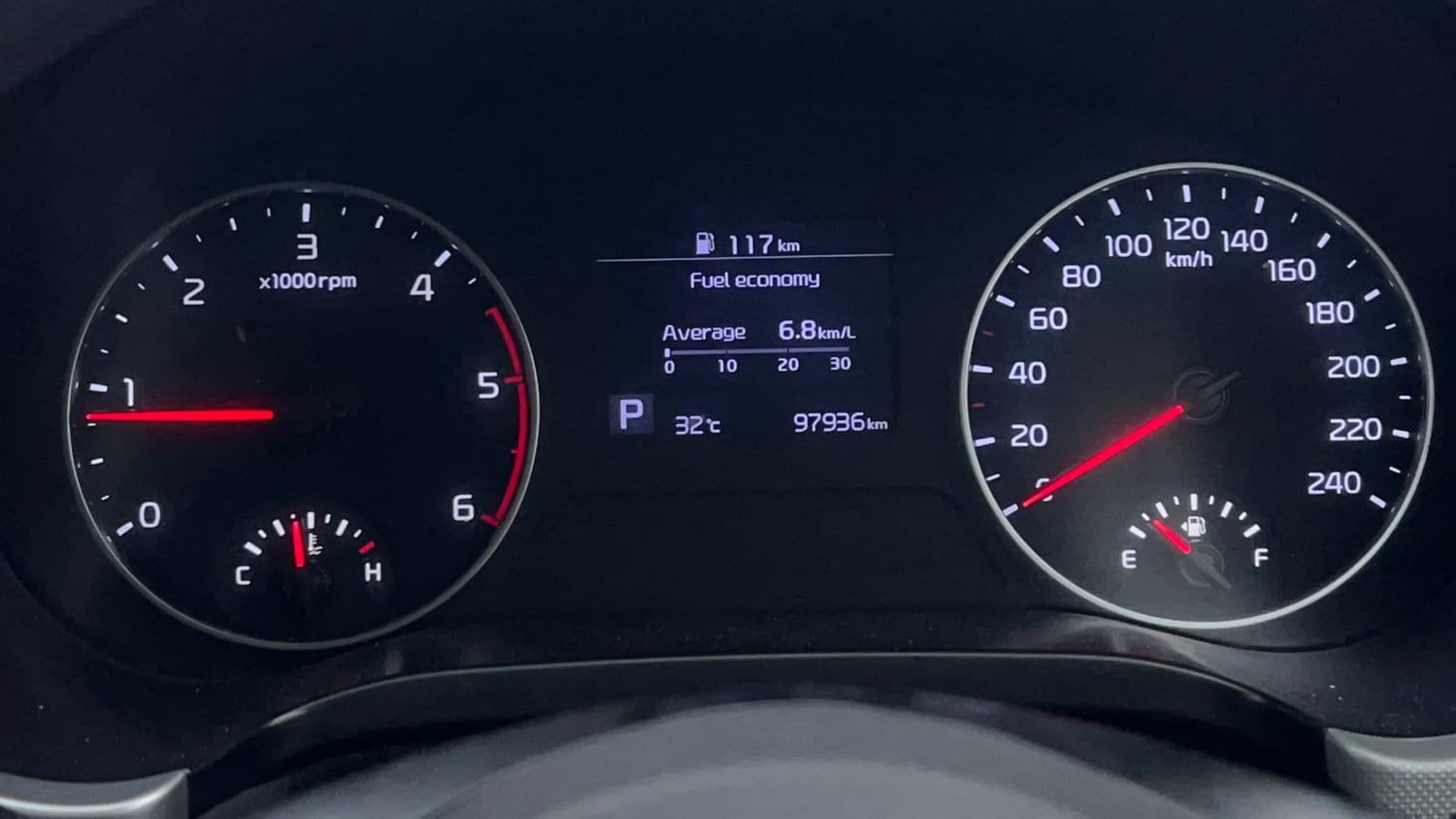 Used 2019 Kia Seltos HTK Plus AT 1.5 Diesel Diesel Automatic interior CLUSTERMETER VIEW