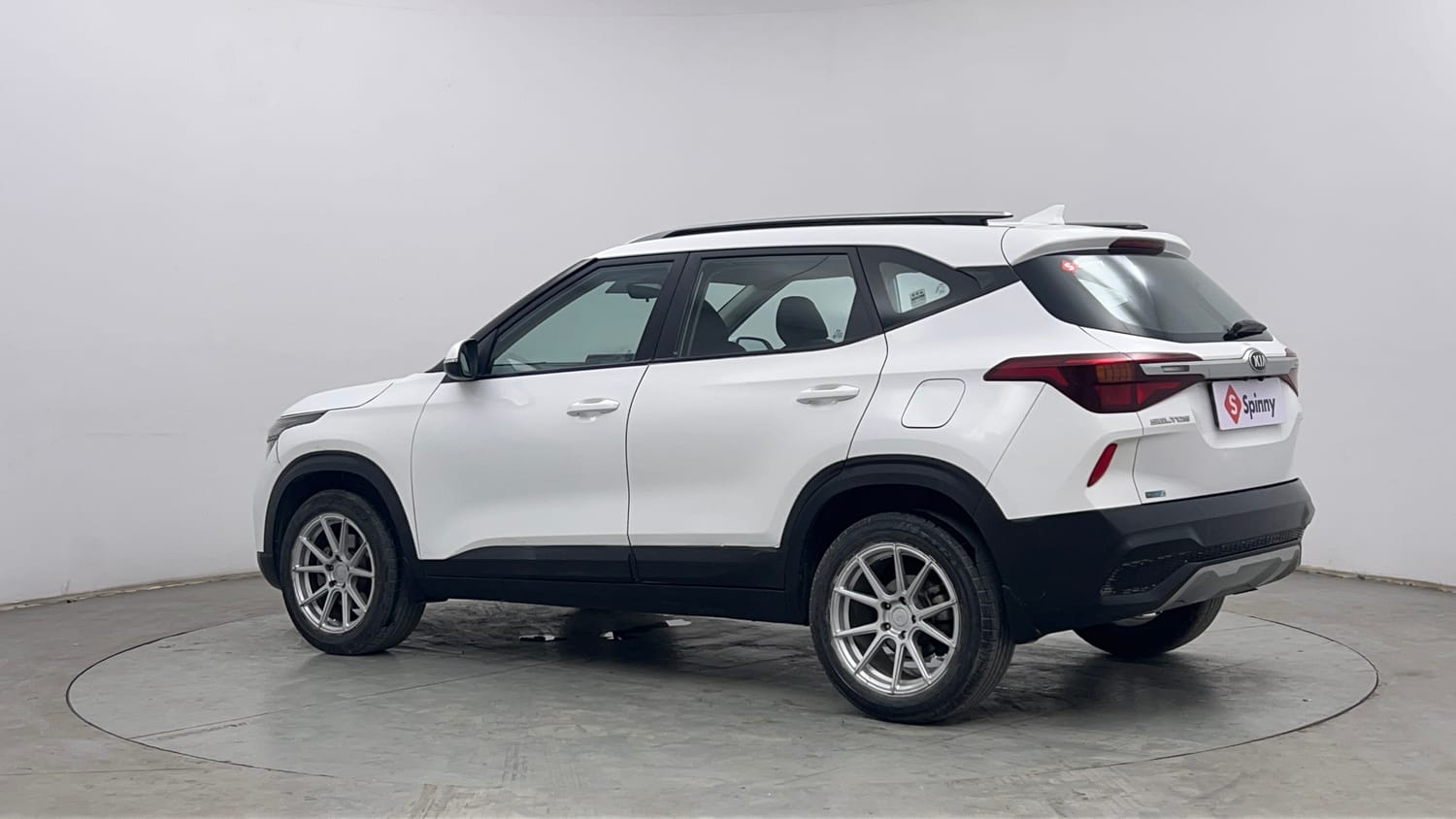Used 2019 Kia Seltos HTK Plus AT 1.5 Diesel Diesel Automatic exterior LEFT REAR CORNER VIEW