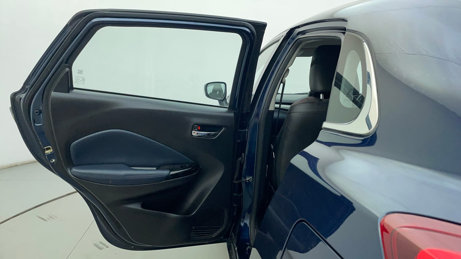Used 2024 Maruti Suzuki Baleno Zeta AGS Petrol Automatic interior LEFT REAR DOOR OPEN VIEW