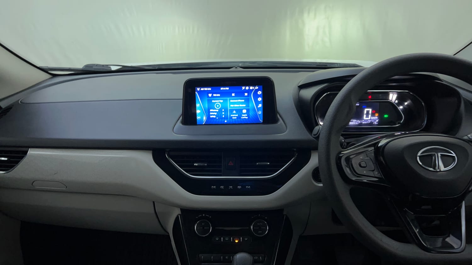 Used 2023 Tata Nexon XZA Plus Petrol Automatic interior MUSIC SYSTEM & AC CONTROL VIEW
