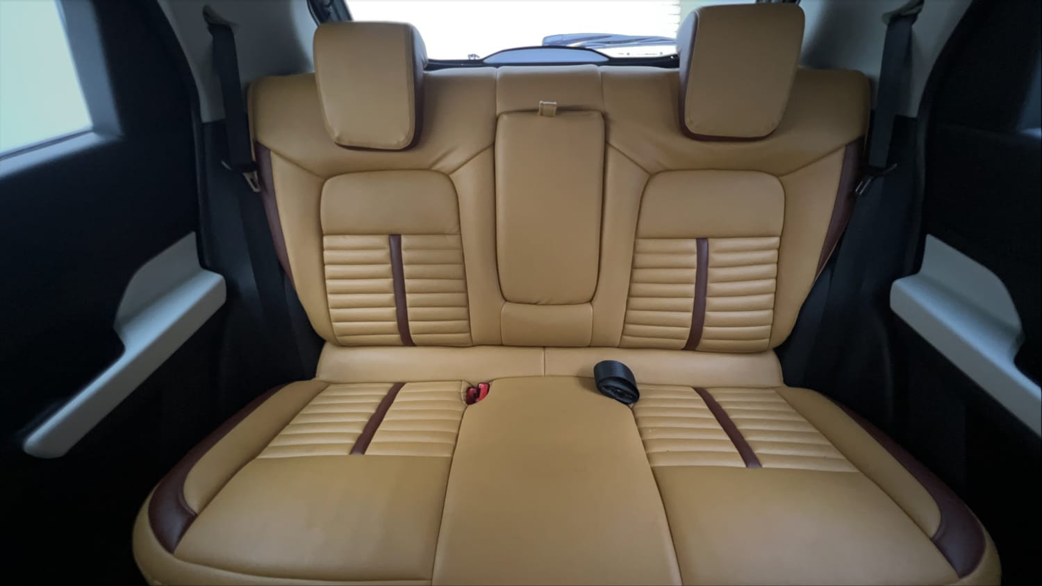 Used 2023 Tata Punch Creative Dual Tone AMT Sunroof Petrol Automatic interior REAR SEAT CONDITION VIEW