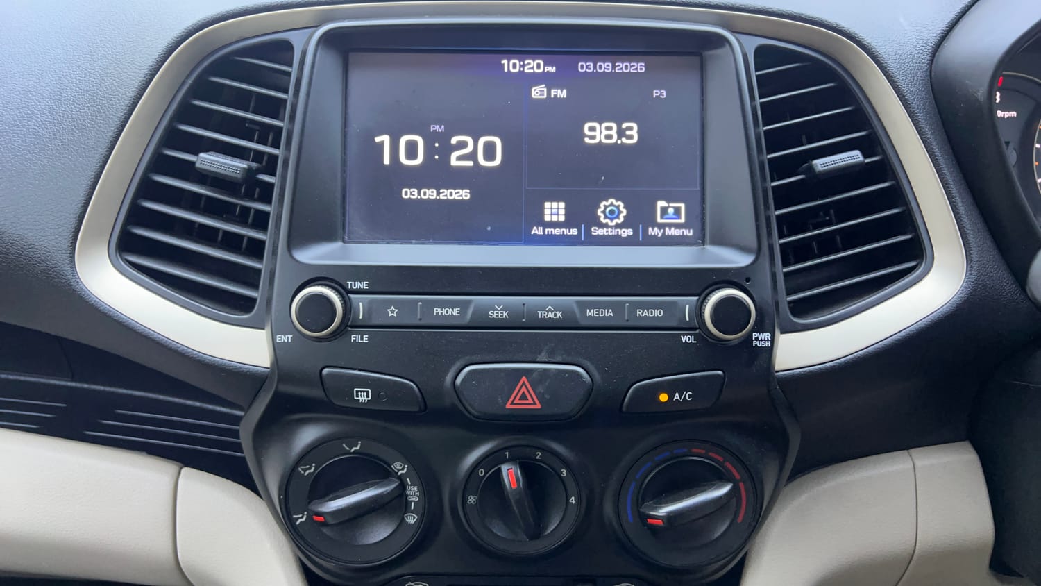 Used 2021 Hyundai Santro Asta AMT Petrol Automatic interior MUSIC SYSTEM & AC CONTROL VIEW