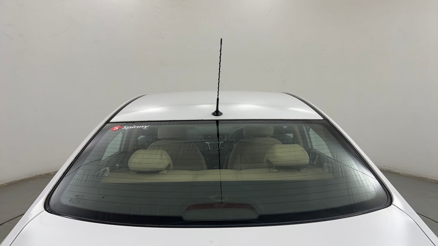 Used 2013 Hyundai Verna Fluidic 1.6 VTVT SX Petrol Manual exterior BACK WINDSHIELD VIEW