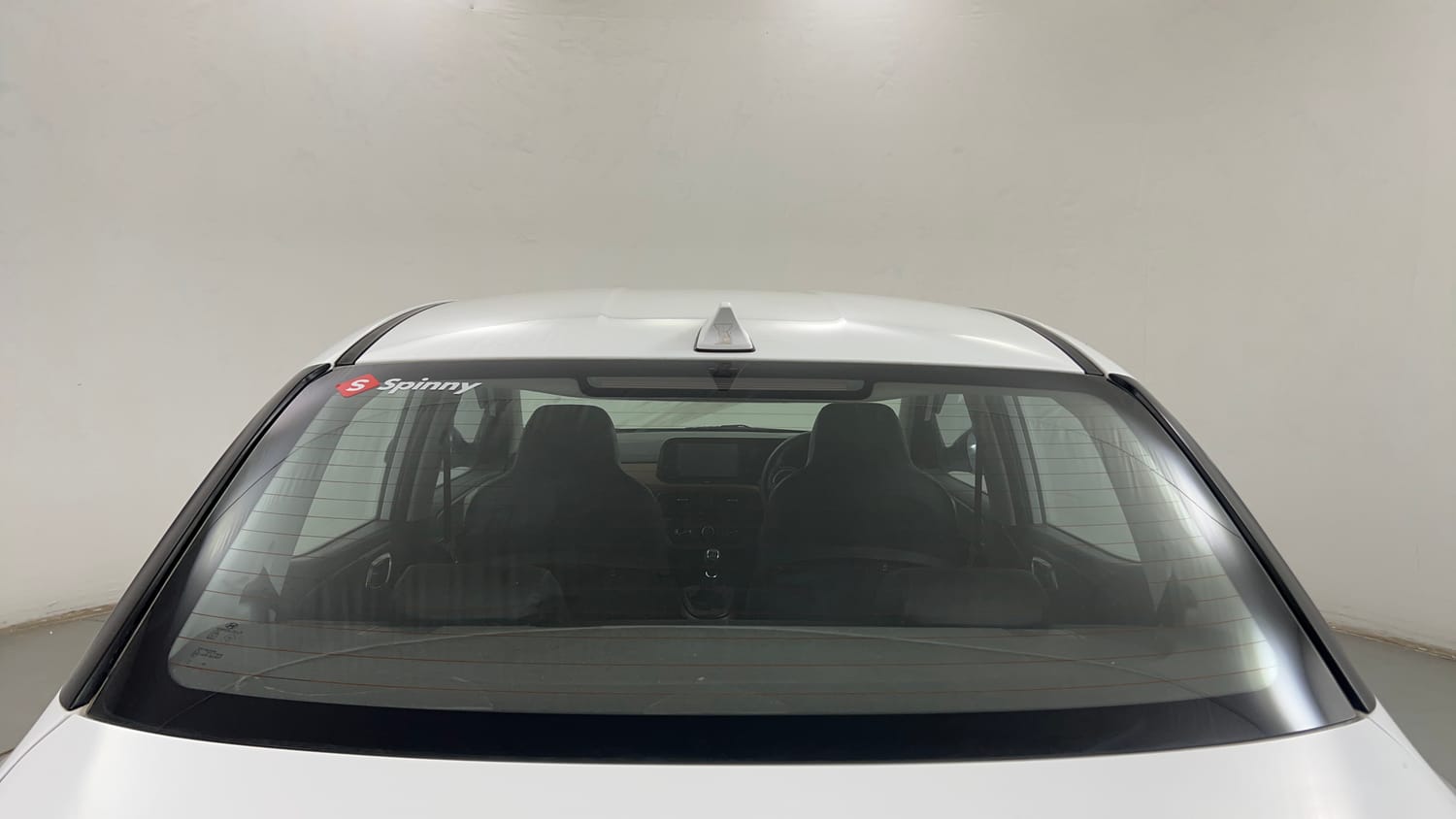 Used 2022 Hyundai Aura SX 1.2 Petrol Petrol Manual exterior BACK WINDSHIELD VIEW