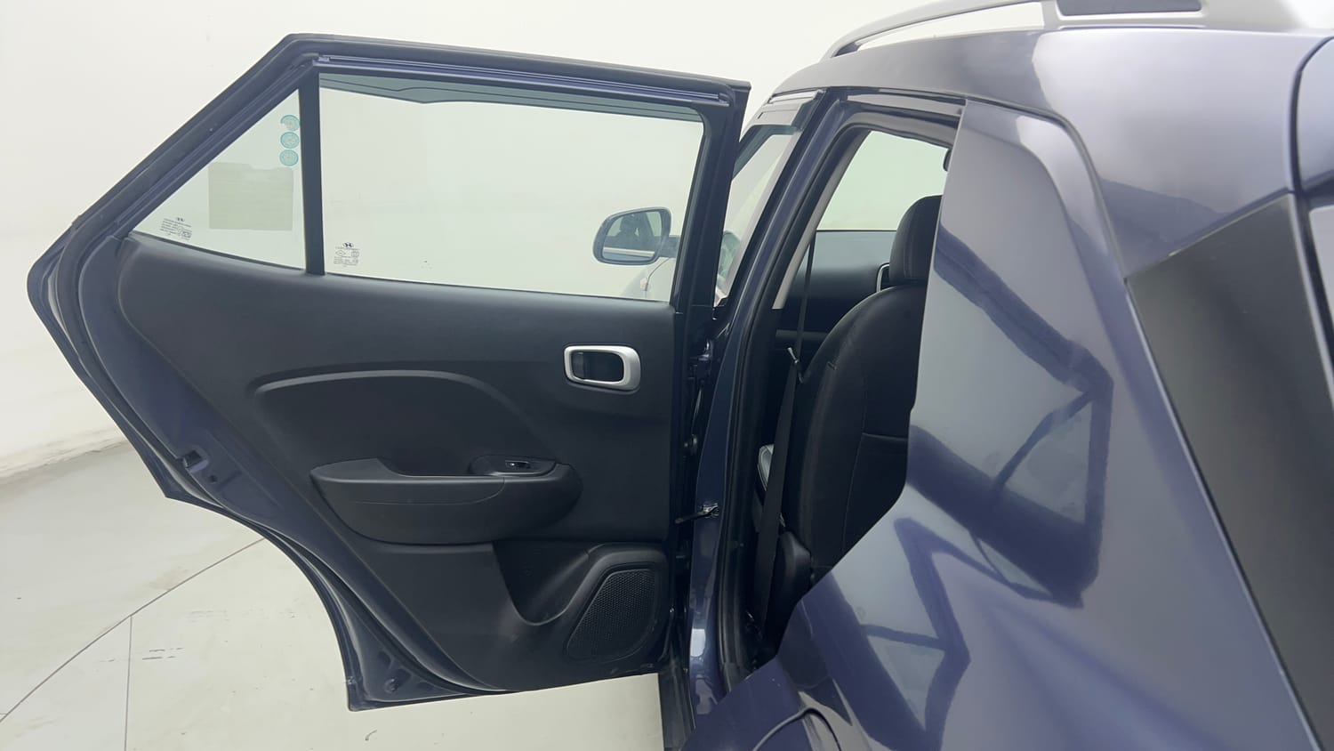 Used 2020 Hyundai Venue S 1.0 Turbo DCT Petrol Automatic interior LEFT REAR DOOR OPEN VIEW