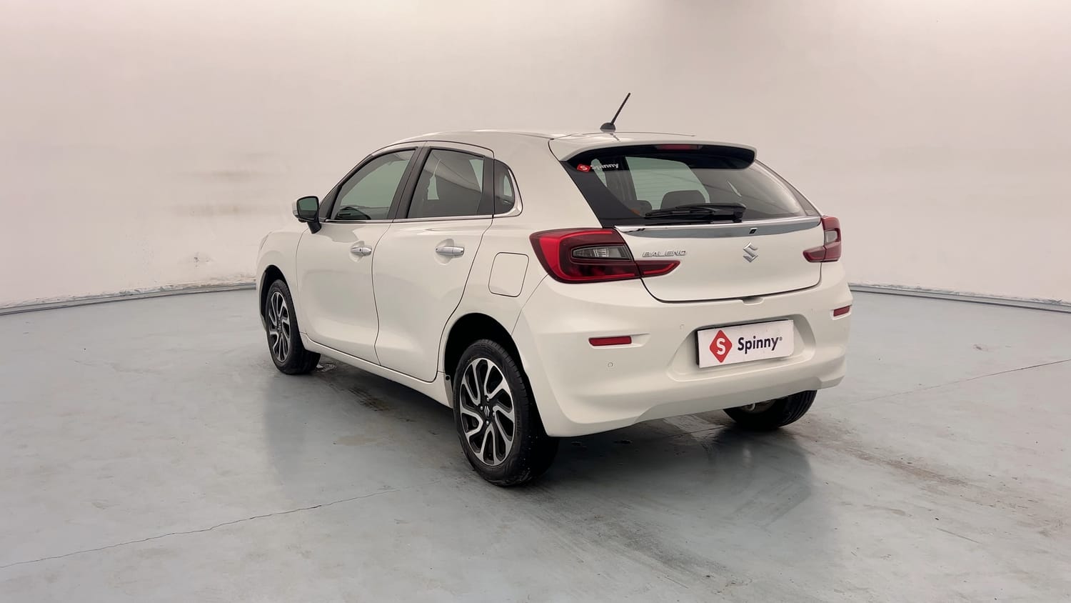 Used 2024 Maruti Suzuki Baleno Alpha MT Petrol Manual exterior LEFT REAR CORNER VIEW