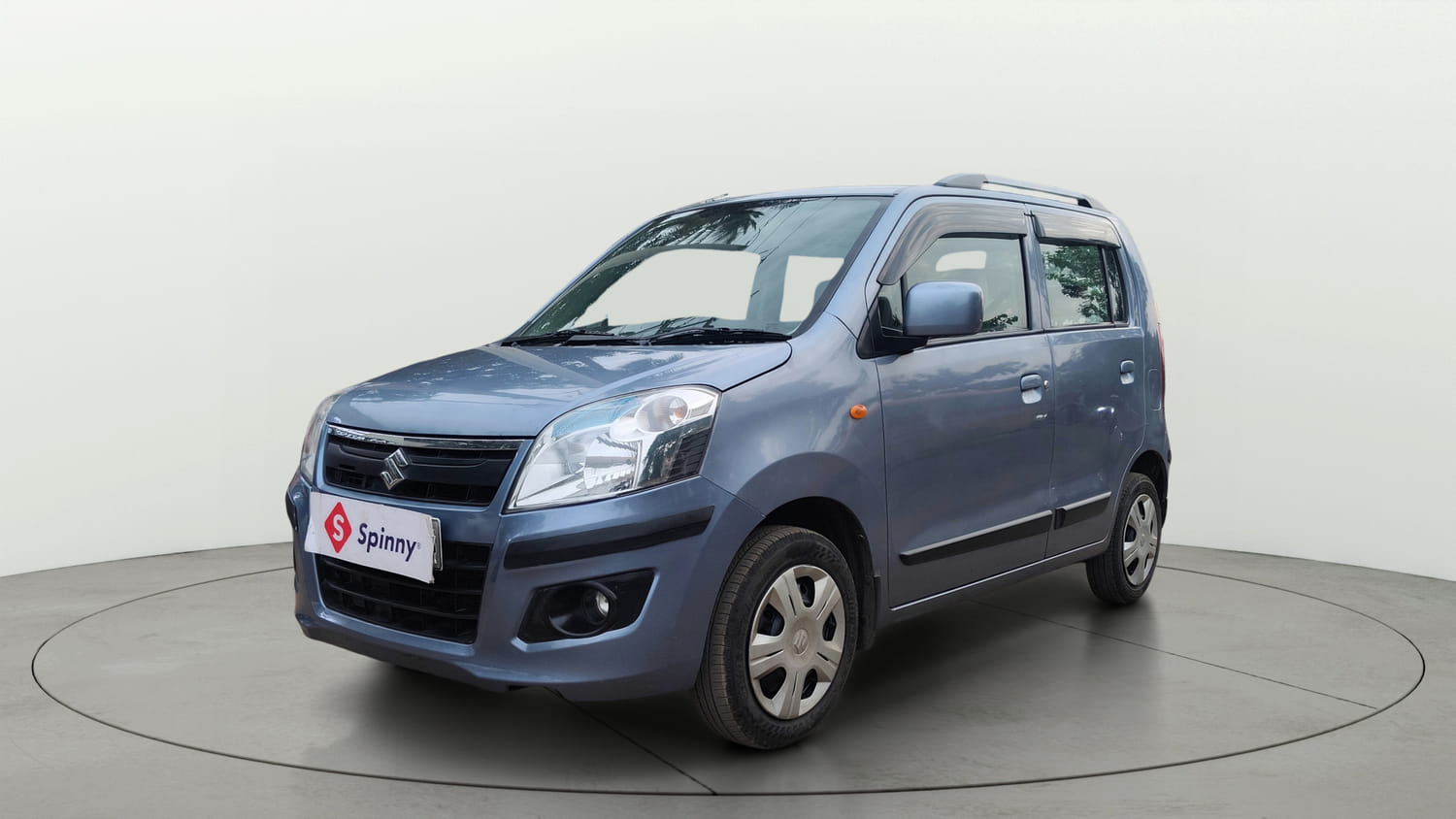 Used 2016 Maruti Suzuki Wagon R 1.0 VXI AMT Petrol Automatic exterior LEFT FRONT CORNER VIEW