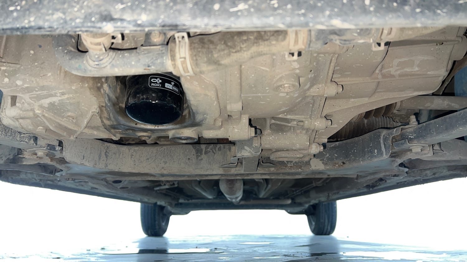 Used 2021 Renault Triber RXZ Petrol Manual extra FRONT LEFT UNDERBODY VIEW