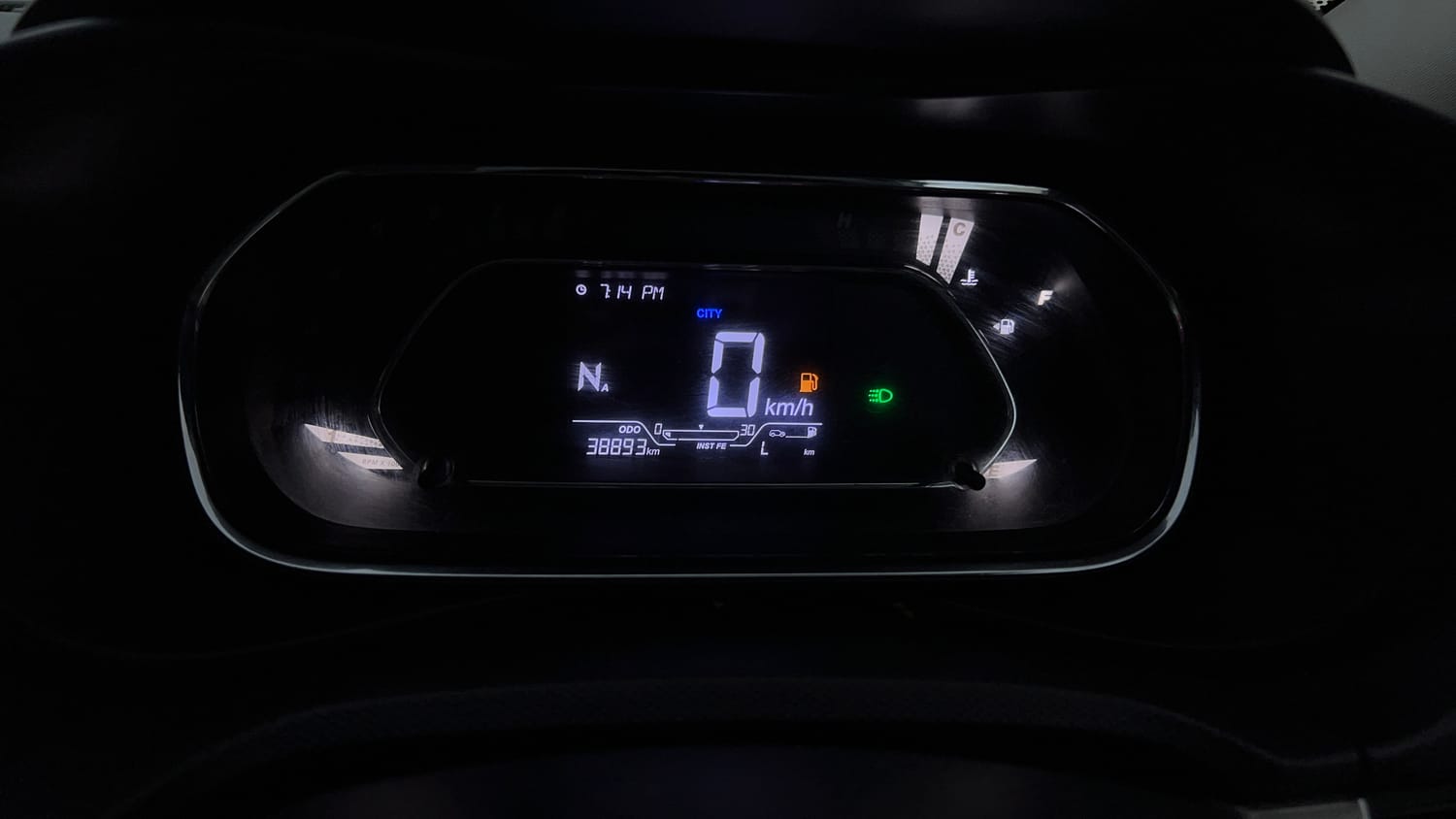 Used 2023 Tata Nexon XZA Plus Petrol Automatic interior CLUSTERMETER VIEW