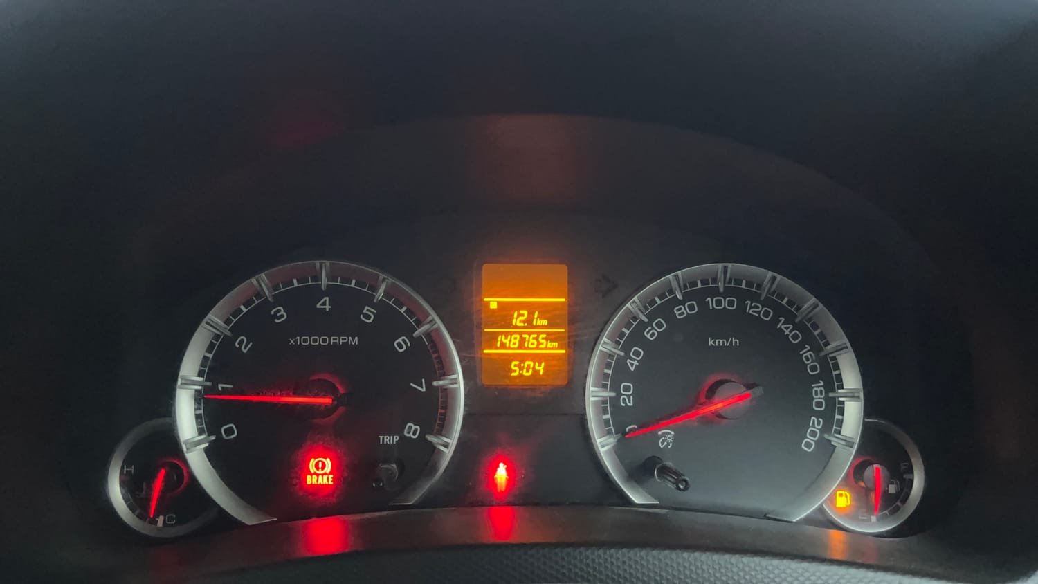 Used 2015 Maruti Suzuki Swift VXi Petrol Manual interior CLUSTERMETER VIEW