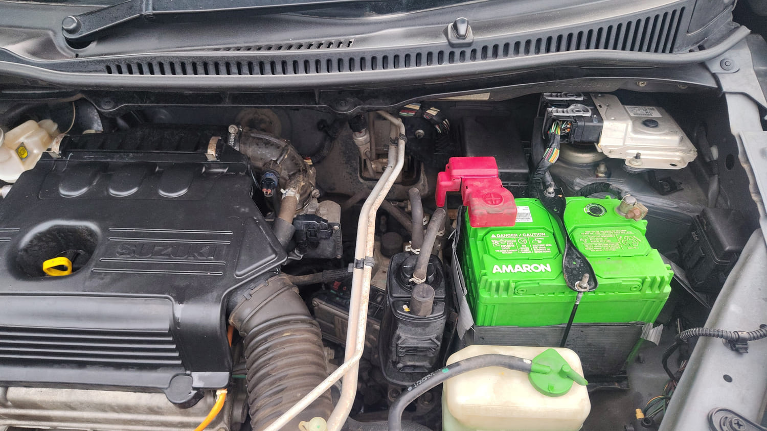 Used 2016 Maruti Suzuki Wagon R 1.0 VXI AMT Petrol Automatic engine ENGINE LEFT SIDE VIEW