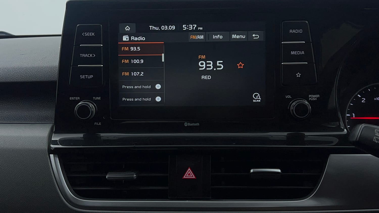 Used 2019 Kia Seltos HTK Plus AT 1.5 Diesel Diesel Automatic top_features Touch screen infotainment system