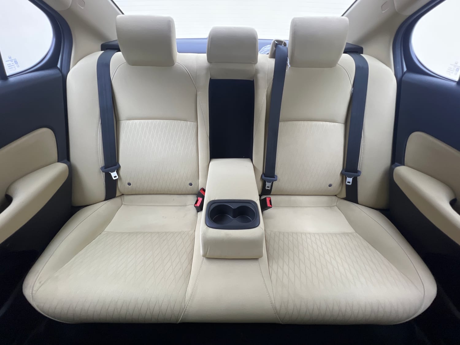 Used 2024 Honda City V Petrol CVT Petrol Automatic interior REAR SEAT CONDITION VIEW