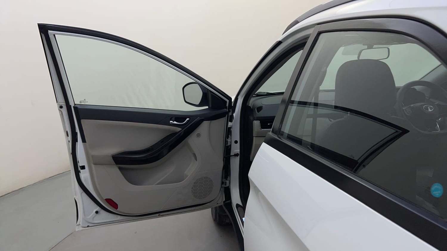 Used 2023 Tata Nexon XZA Plus Petrol Automatic interior LEFT FRONT DOOR OPEN VIEW
