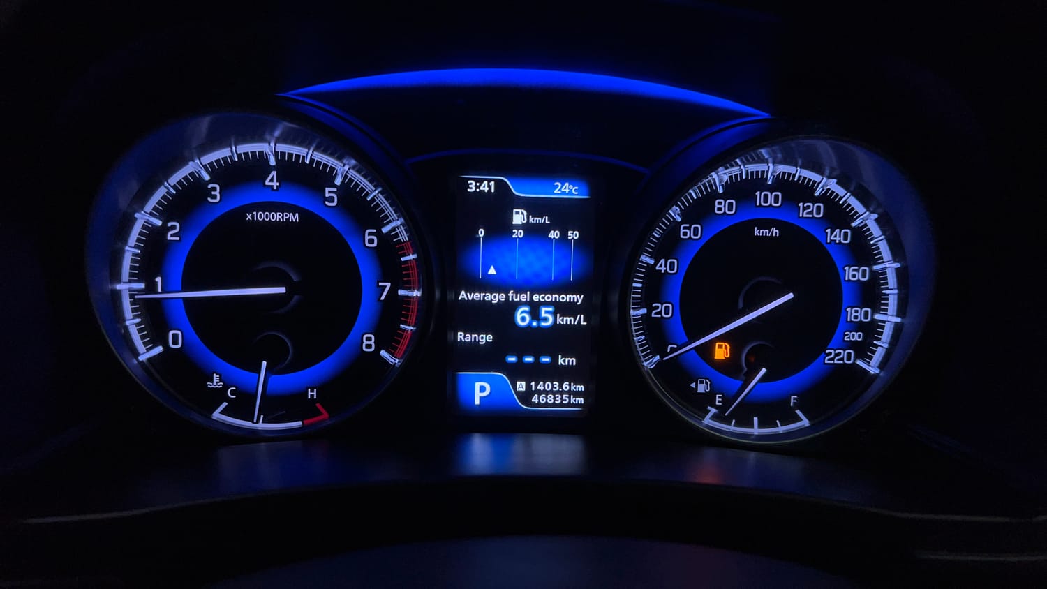 Used 2017 Maruti Suzuki Baleno Zeta 1.2 AT Petrol Automatic interior CLUSTERMETER VIEW