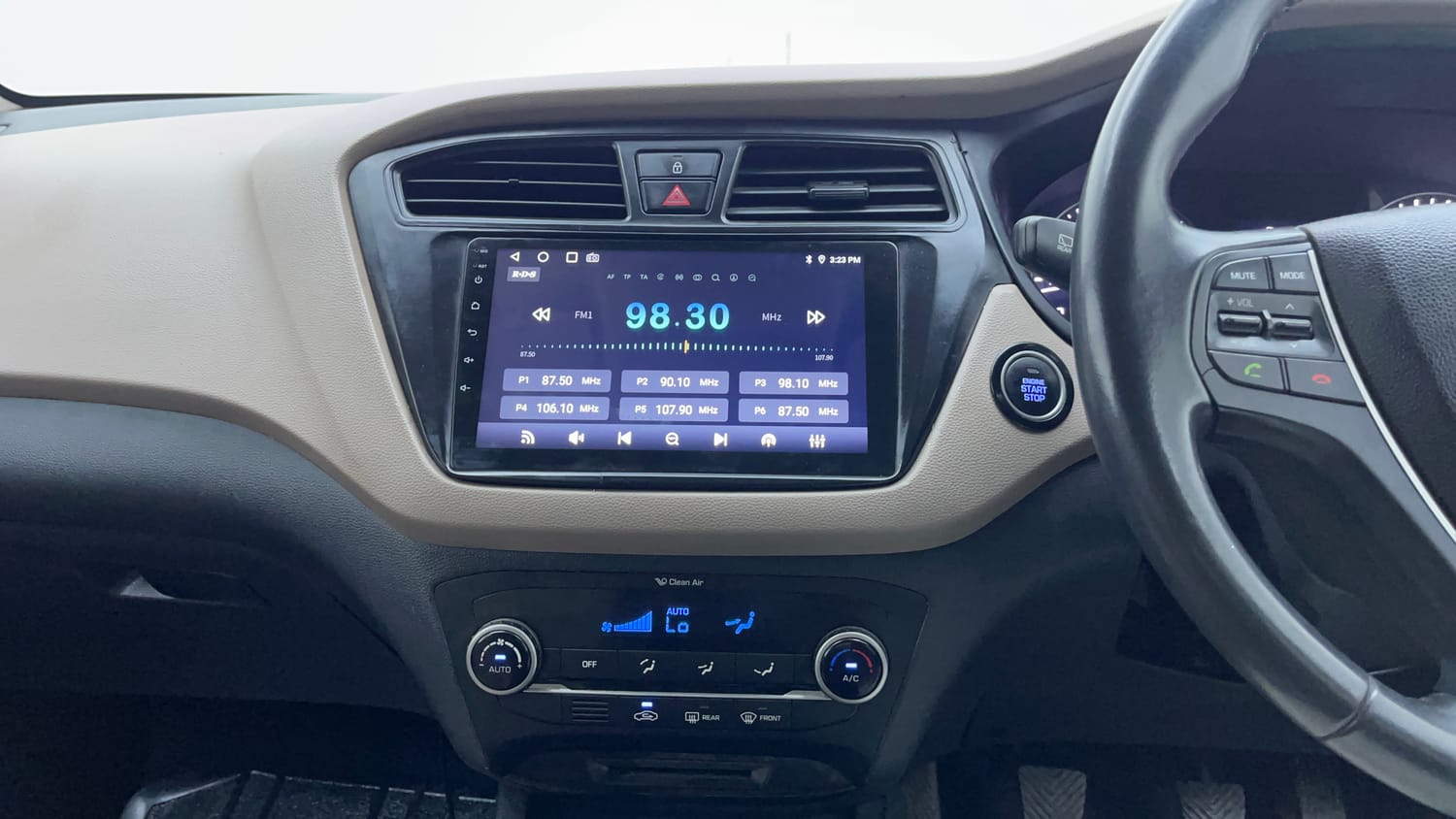 Used 2016 Hyundai Elite i20 Asta 1.2 Petrol Manual interior MUSIC SYSTEM & AC CONTROL VIEW