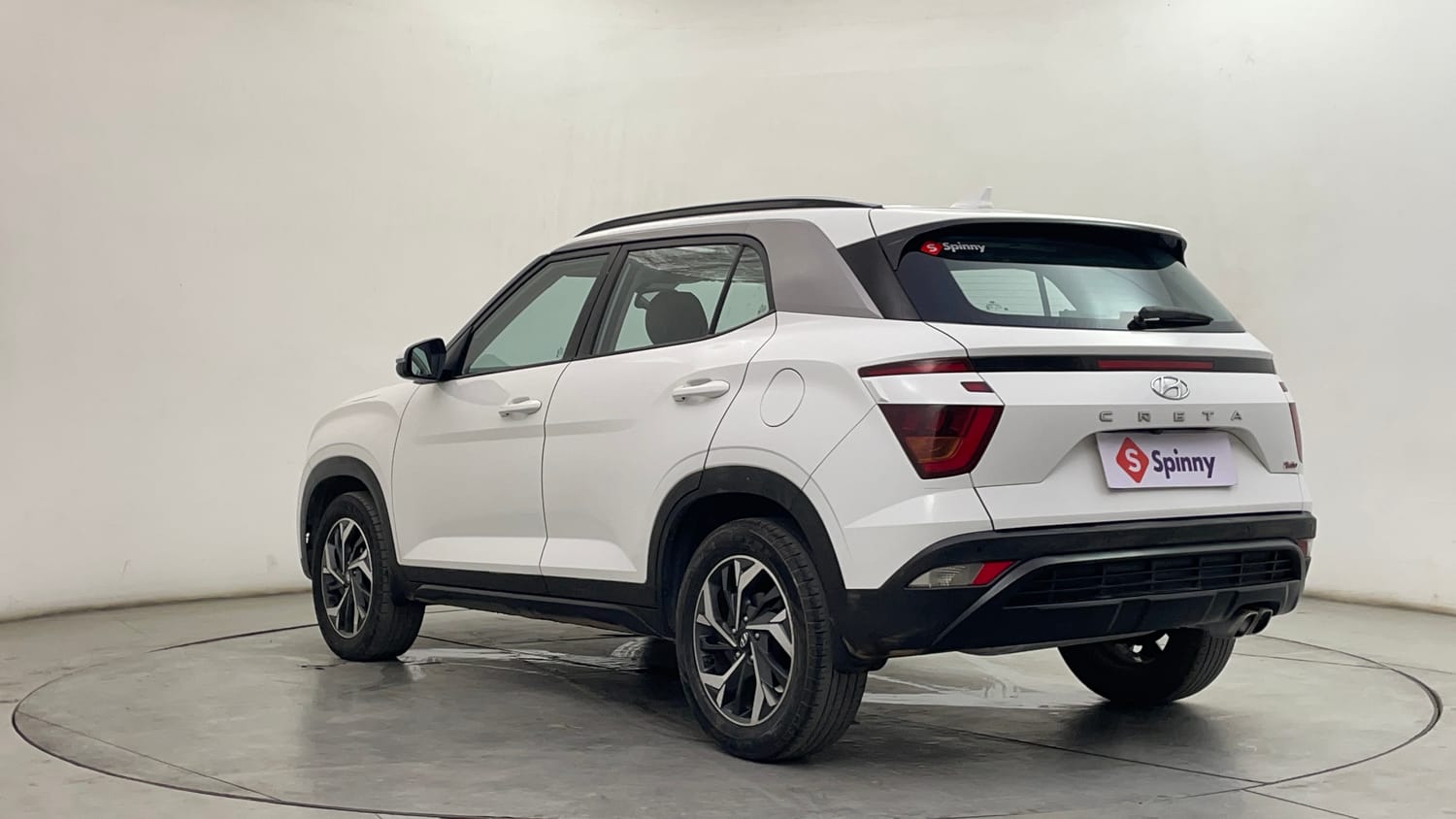 Used 2022 Hyundai Creta SX (O) 1.4 Turbo 7 DCT Petrol Automatic exterior LEFT REAR CORNER VIEW