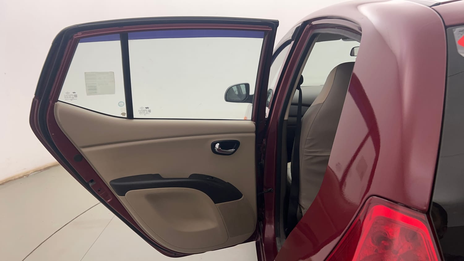 Used 2016 Hyundai i10 Sportz 1.1 iRDE2 Petrol Manual interior LEFT REAR DOOR OPEN VIEW