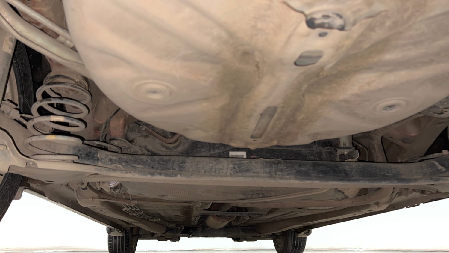 Used 2017 Maruti Suzuki Baleno Zeta 1.2 AT Petrol Automatic extra REAR UNDERBODY VIEW (TAKEN FROM REAR)
