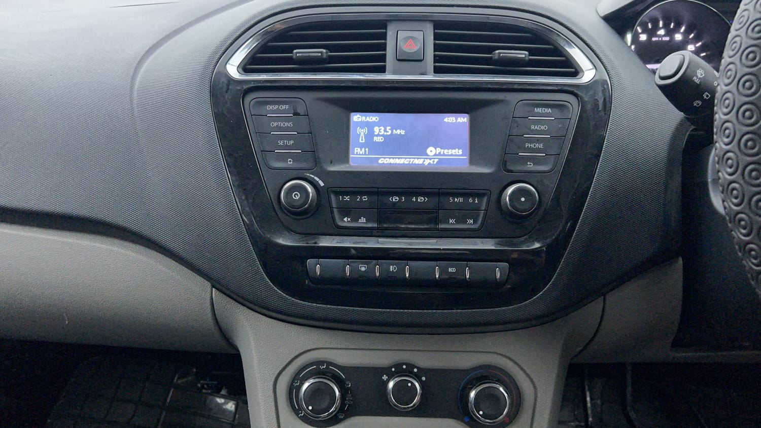 Used 2019 Tata Tiago Revotron XZ Petrol Manual interior MUSIC SYSTEM & AC CONTROL VIEW