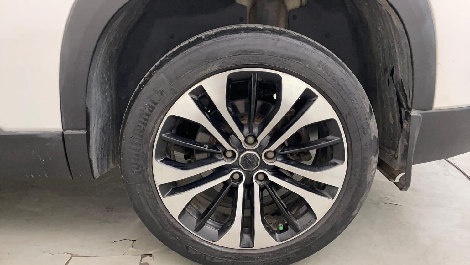 Used 2021 MG Motors Hector Sharp 1.5 Petrol CVT Petrol Automatic tyres LEFT REAR TYRE RIM VIEW
