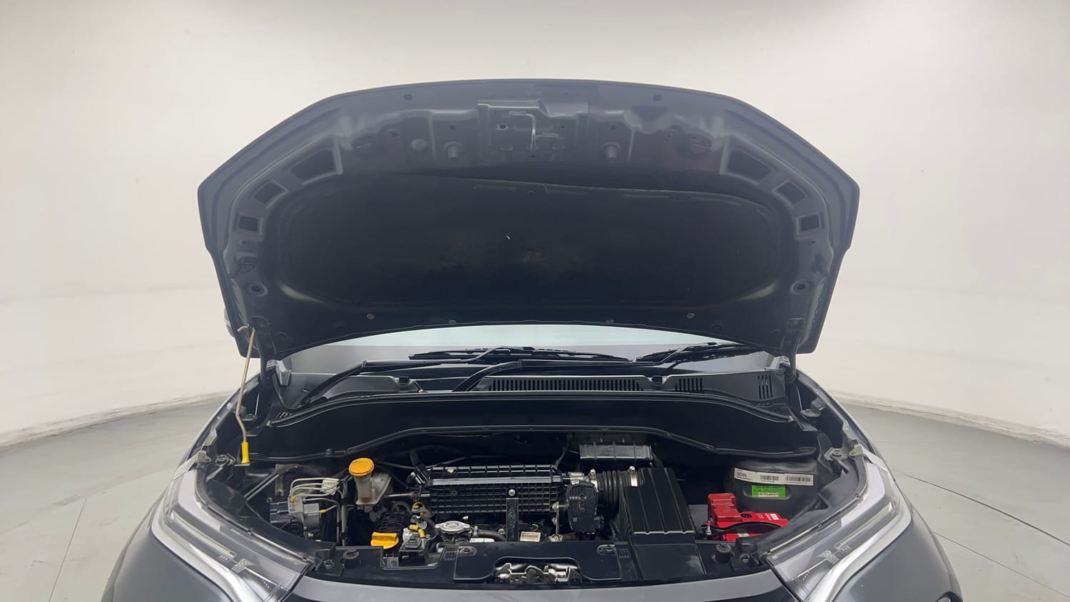 Used 2023 Tata Punch Creative AMT Petrol Automatic engine ENGINE & BONNET OPEN FRONT VIEW