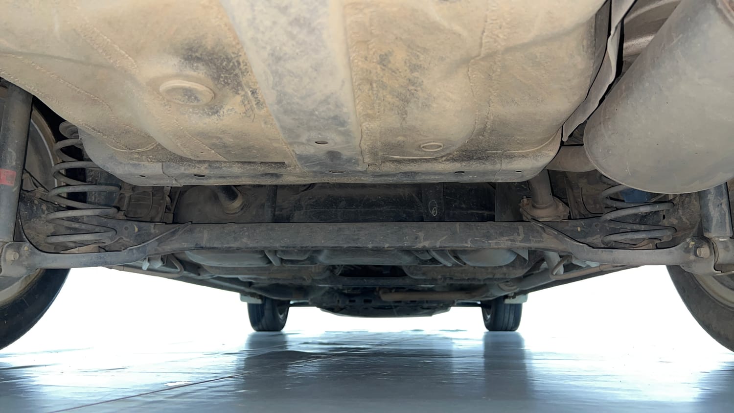 Used 2022 Honda City 4th Generation V Petrol Petrol Manual extra REAR UNDERBODY VIEW (TAKEN FROM REAR)