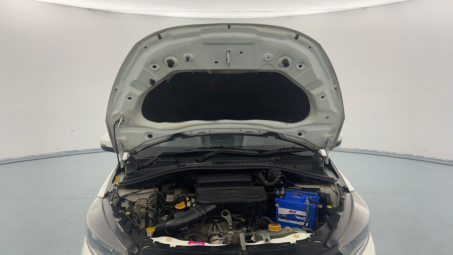 Used 2022 Tata Tiago XZ Petrol Manual engine ENGINE & BONNET OPEN FRONT VIEW