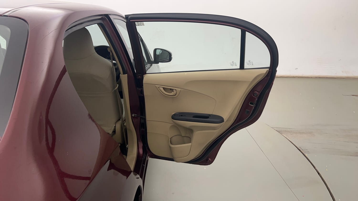 Used 2017 Honda Amaze 1.2 S i-VTEC Petrol Manual interior RIGHT REAR DOOR OPEN VIEW
