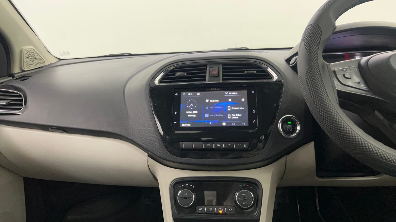Used 2022 Tata Tigor XZ Plus CNG Cng Manual interior MUSIC SYSTEM & AC CONTROL VIEW