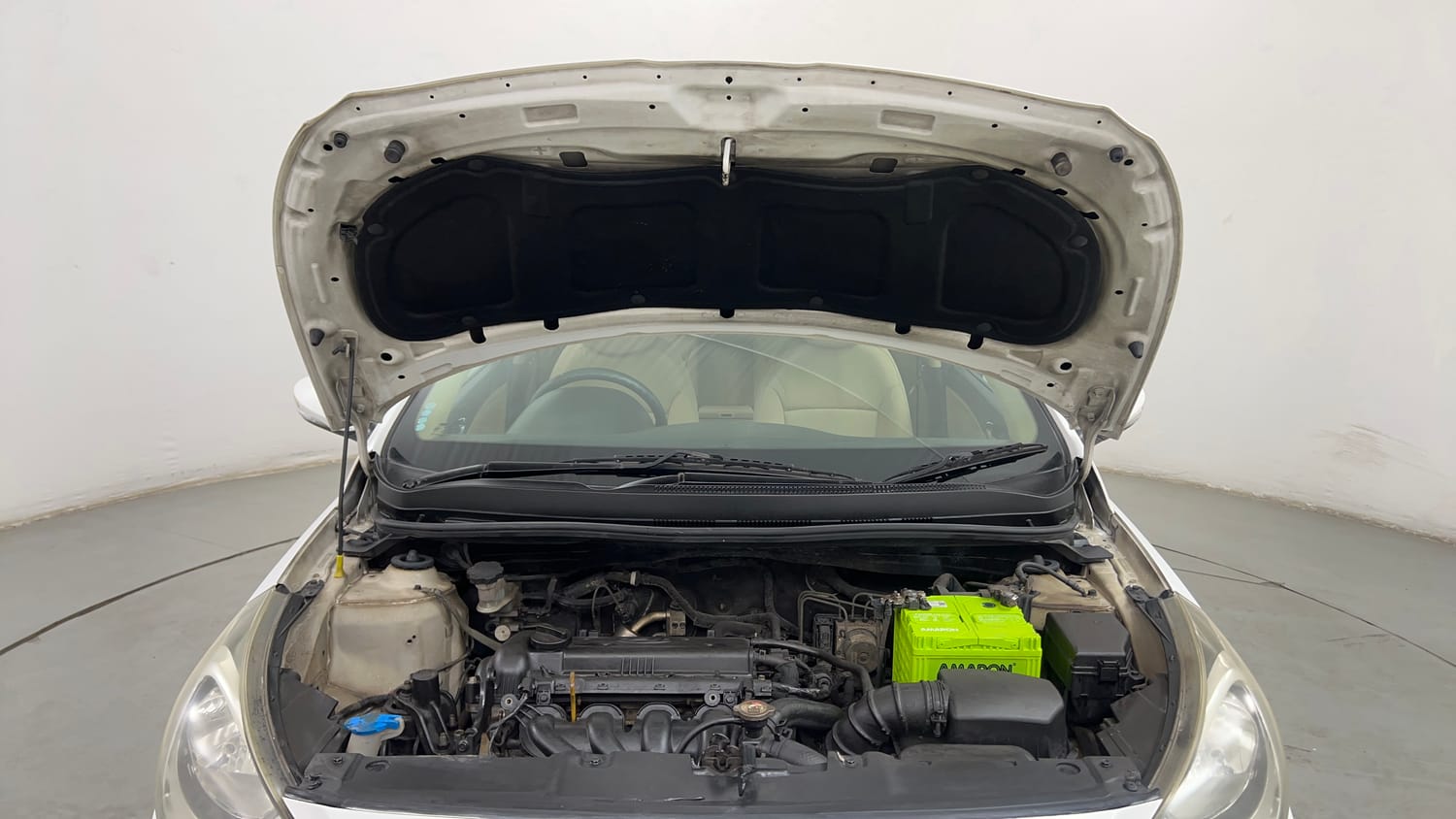 Used 2013 Hyundai Verna Fluidic 1.6 VTVT SX Petrol Manual engine ENGINE & BONNET OPEN FRONT VIEW
