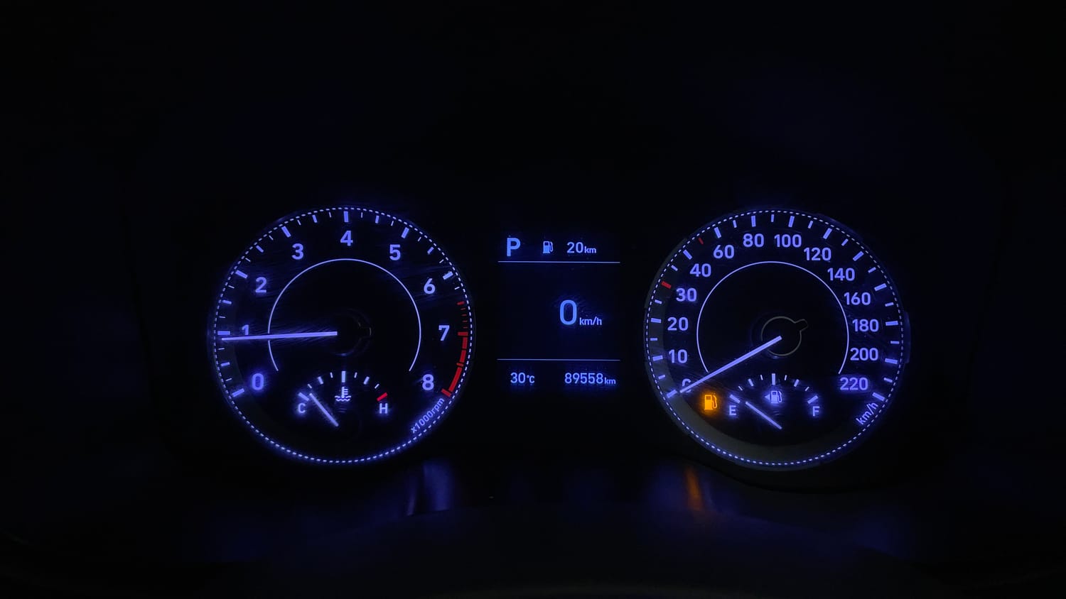 Used 2019 Hyundai Venue SX Plus 1.0 Turbo DCT Petrol Automatic interior CLUSTERMETER VIEW