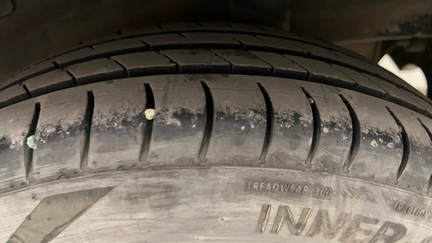 Used 2014 Chevrolet Beat LT Petrol Petrol Manual tyres LEFT REAR TYRE TREAD VIEW