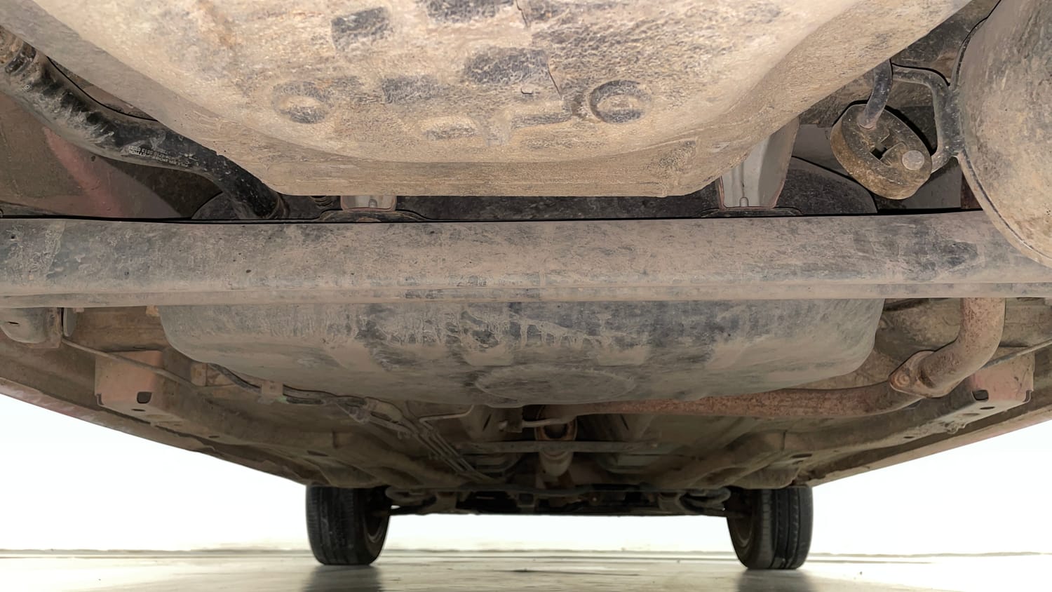 Used 2021 Tata Tiago XZA Plus Petrol Automatic extra REAR UNDERBODY VIEW (TAKEN FROM REAR)