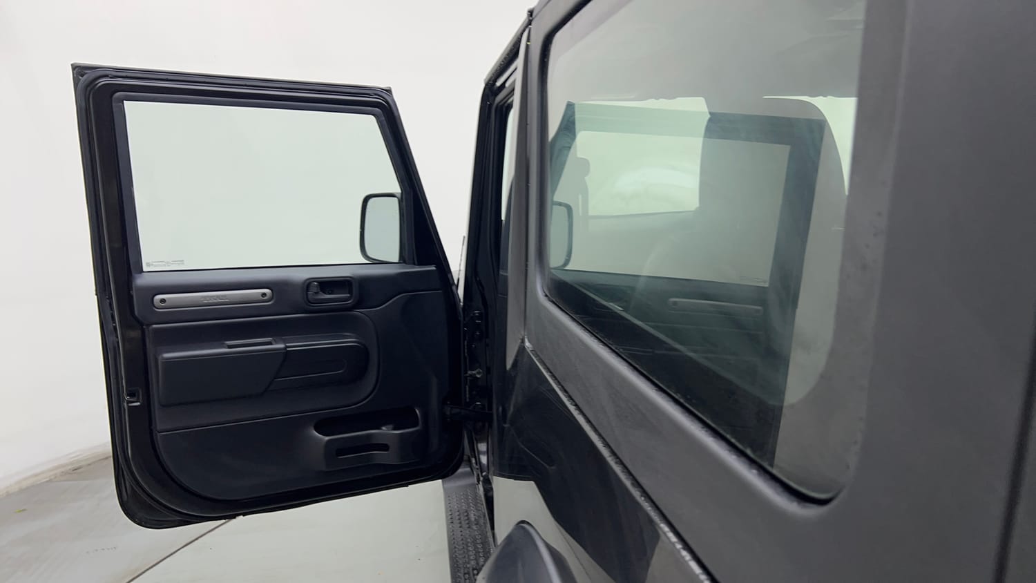 Used 2024 Mahindra Thar LX Hard Top Petrol AT RWD Petrol Automatic interior LEFT FRONT DOOR OPEN VIEW