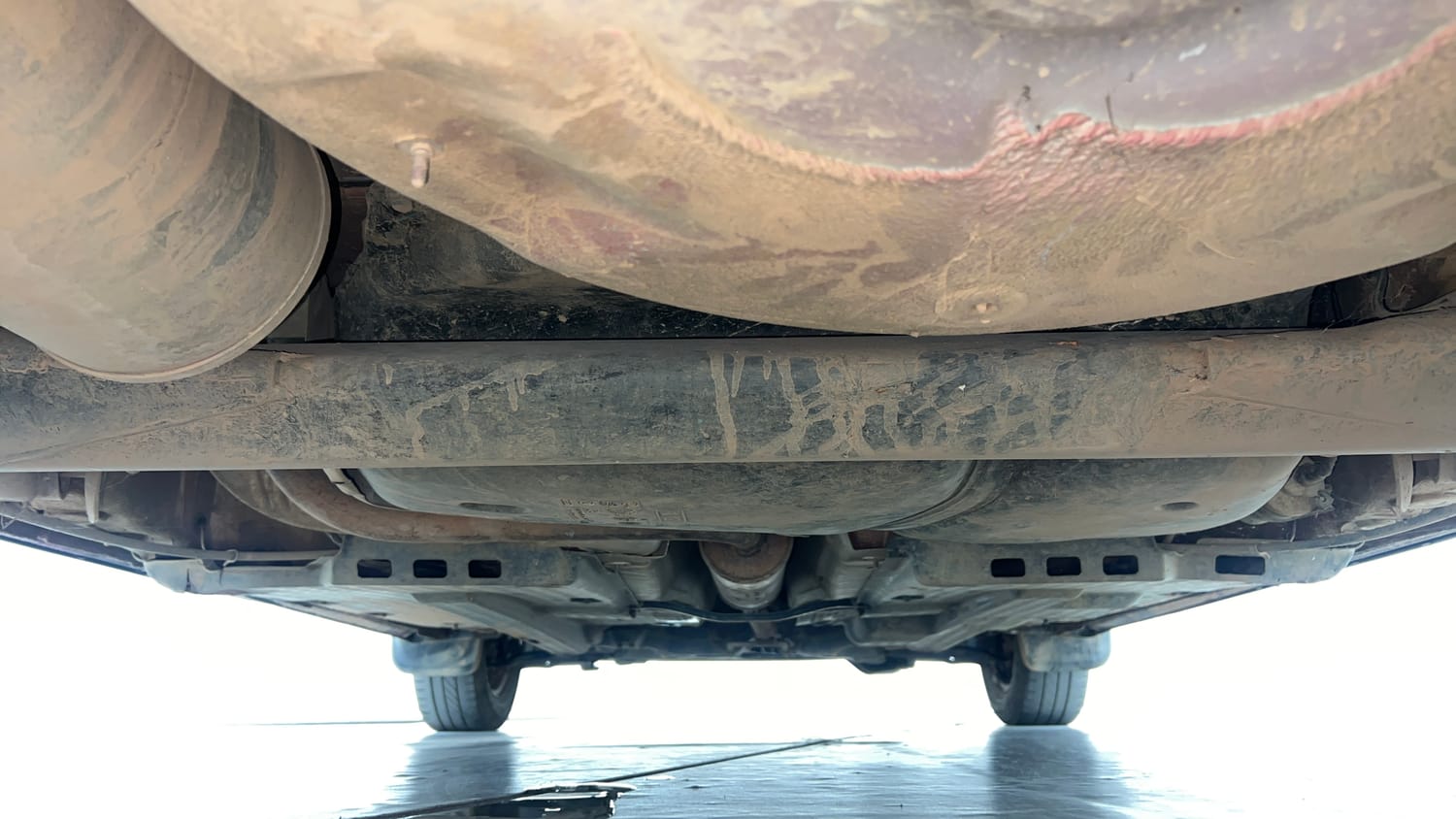 Used 2020 Volkswagen Polo Trendline 1.0L MPI Petrol Manual extra REAR UNDERBODY VIEW (TAKEN FROM REAR)