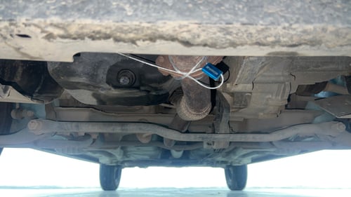 Used 2024 Tata Tiago XE Petrol Manual extra FRONT LEFT UNDERBODY VIEW