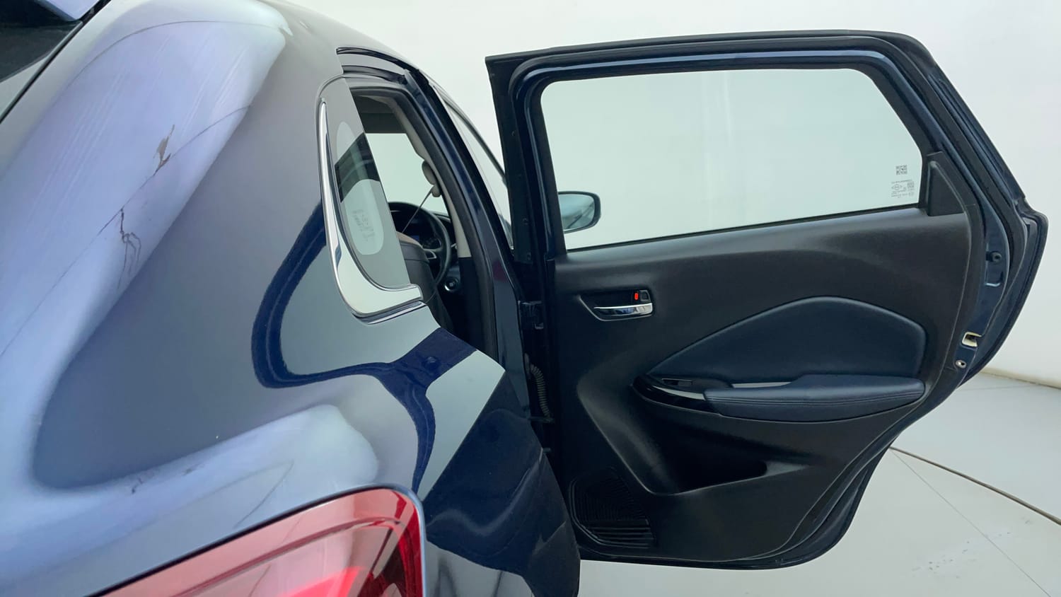 Used 2024 Maruti Suzuki Baleno Zeta AGS Petrol Automatic interior RIGHT REAR DOOR OPEN VIEW